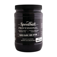 SPEEDBALL - TINTA IMPRESIÓN PROFESIONAL POSTER BLACK 946.3 ML - Coveme