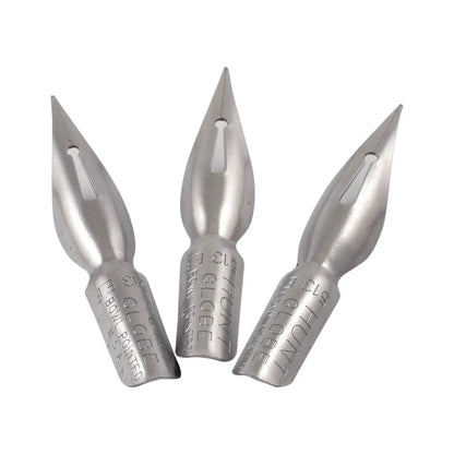 Speedball-Punta de acero para pluma fuente Extra Fino Nibs #513EF - Coveme - vista trasera