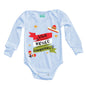 Body Bebé Canta y No Llores Manga Larga / Azul / 24m - Coveme - detalle