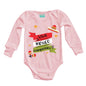 Body Bebé Canta y No Llores Manga Larga / Rosa / 24m - PLASH - detalle