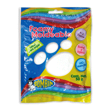 BOMBIN - Foamy moldeable Blanco / 50 gr - bombin - detalle