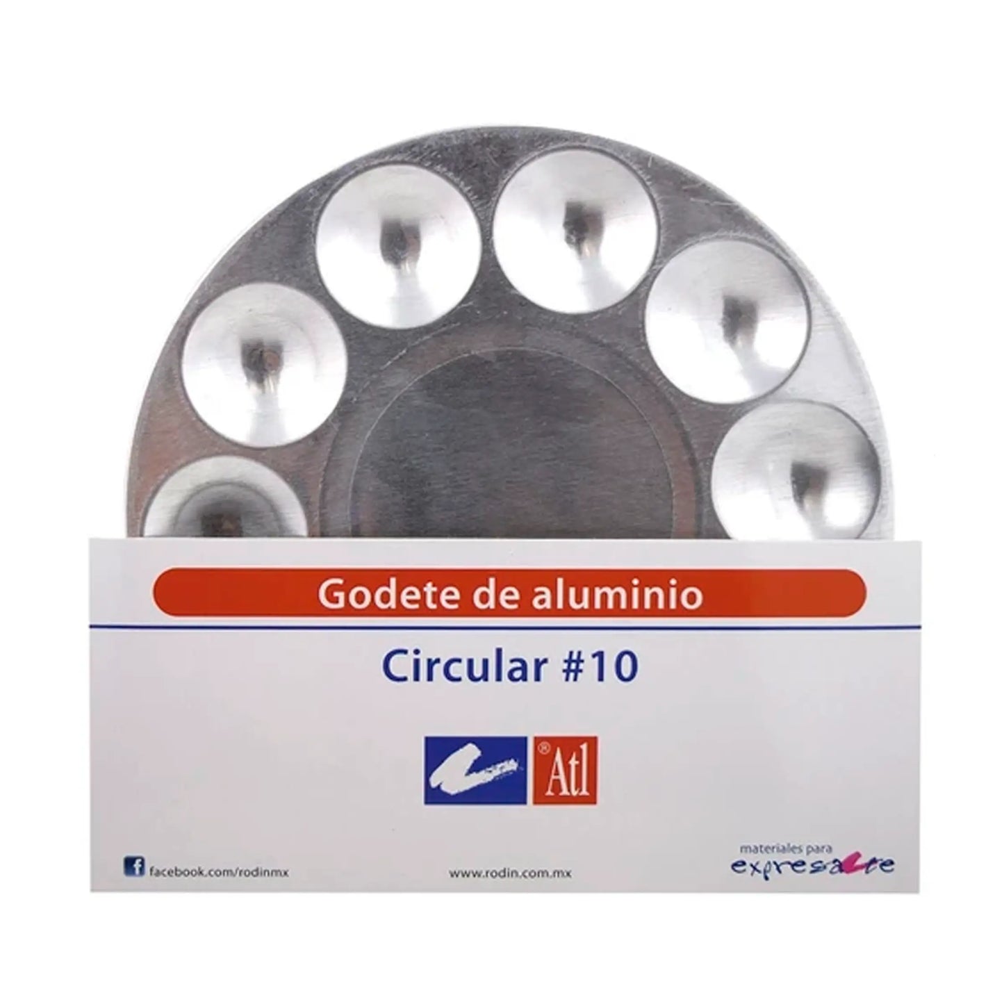 ATL - Godete circular de aluminio con 10 cavidades - atl
