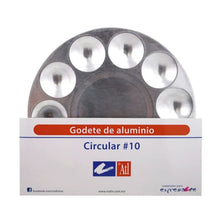 ATL - Godete circular de aluminio con 10 cavidades - atl