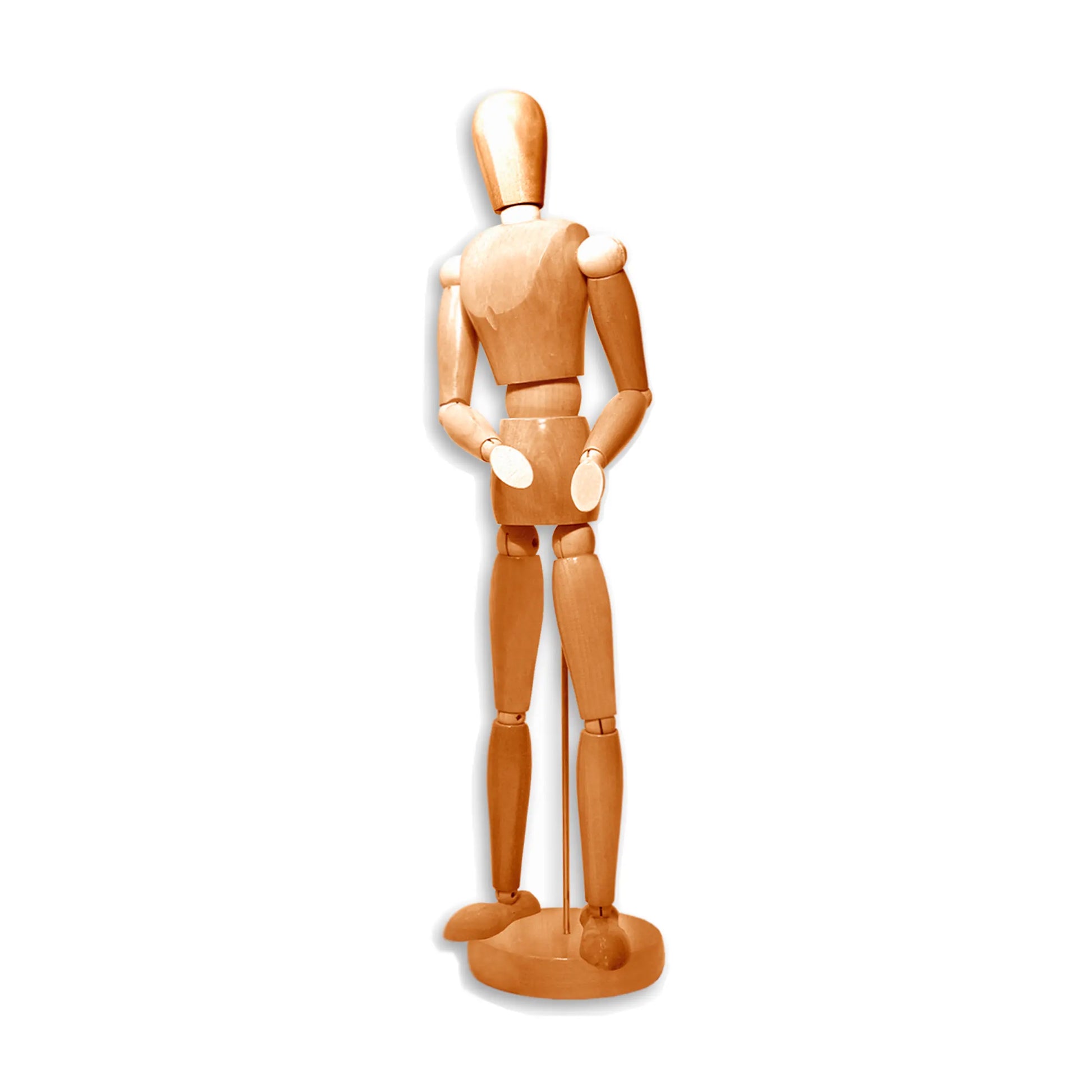 ATL - Maniquí masculino de madera articulado 14cm - Atl