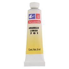 ATL - Pintura acuarela en tubo 8 ml azul ultramar no. 222 | #005598 | mate | ? | acuarelable / 8ml - atl - vista lateral