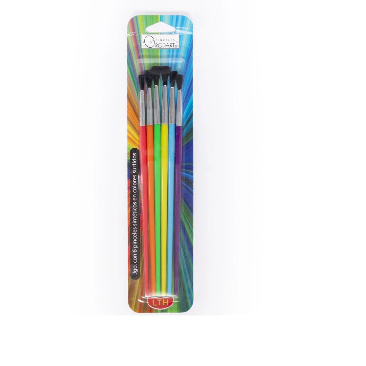 RODART - Juego de 6 pinceles LTH Rodart - Juego de 6 pinceles de pelo de camello - Rodart