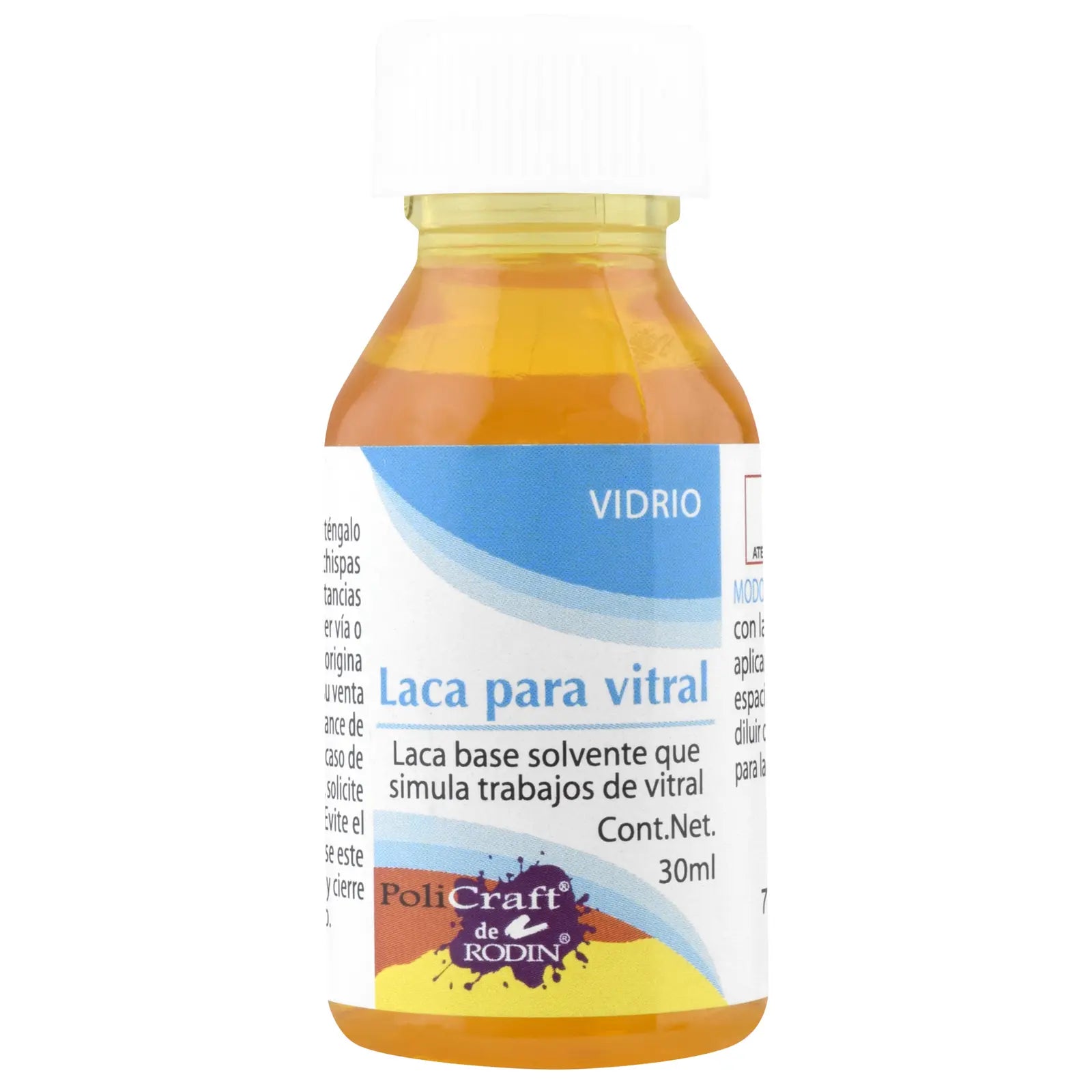 POLICRAFT - Laca para vitral ambar | #c97c2f | mate | brillante / 30 ml - Policraft