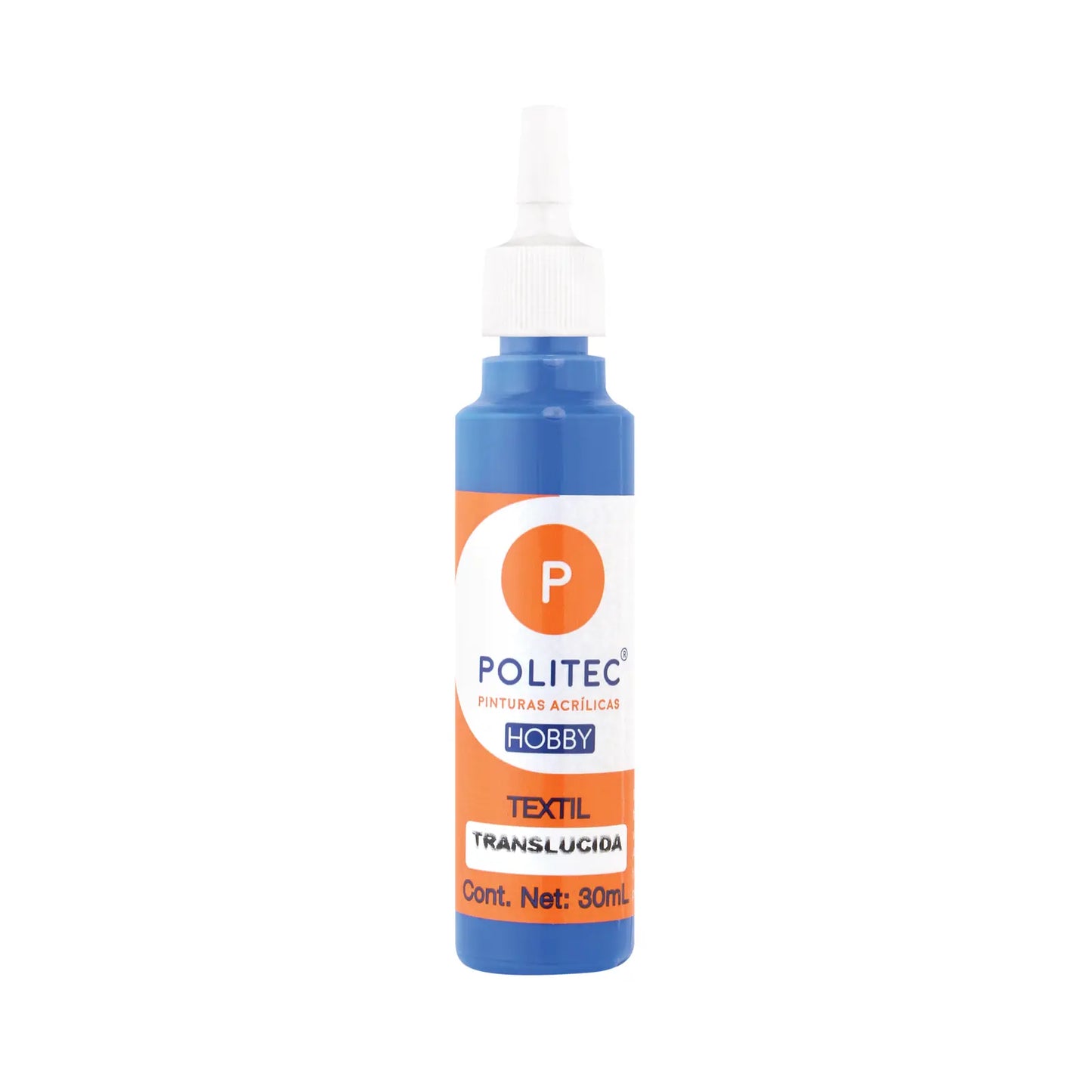 POLITEC - Pintura textil translúcida Línea hobby rojo coral no 804 | #e40057 | mate | ? | traslucida / 30 ml - Politec - detalle