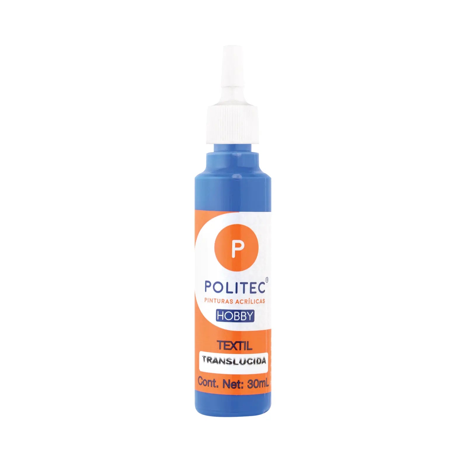 POLITEC - Pintura textil translúcida Línea hobby rojo coral no 804 | #e40057 | mate | ? | traslucida / 30 ml - Politec - detalle