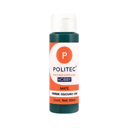 POLITEC - Pintura acrílica mate línea Hobby piel mongolia no 352 | #cfa292 | mate | ? | mate / 60 ml - Politec