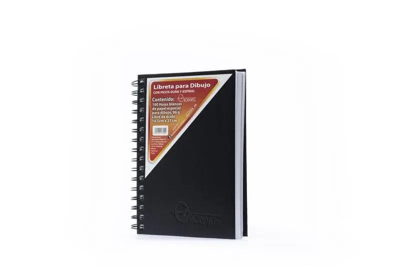 RODART - Libreta para dibujo con espiral 14.5 x 21 cm - RODART