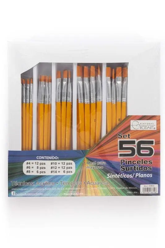 RODART - Juego de 56 pinceles amb Rodart - Juego de 56 pinceles amb - Rodart