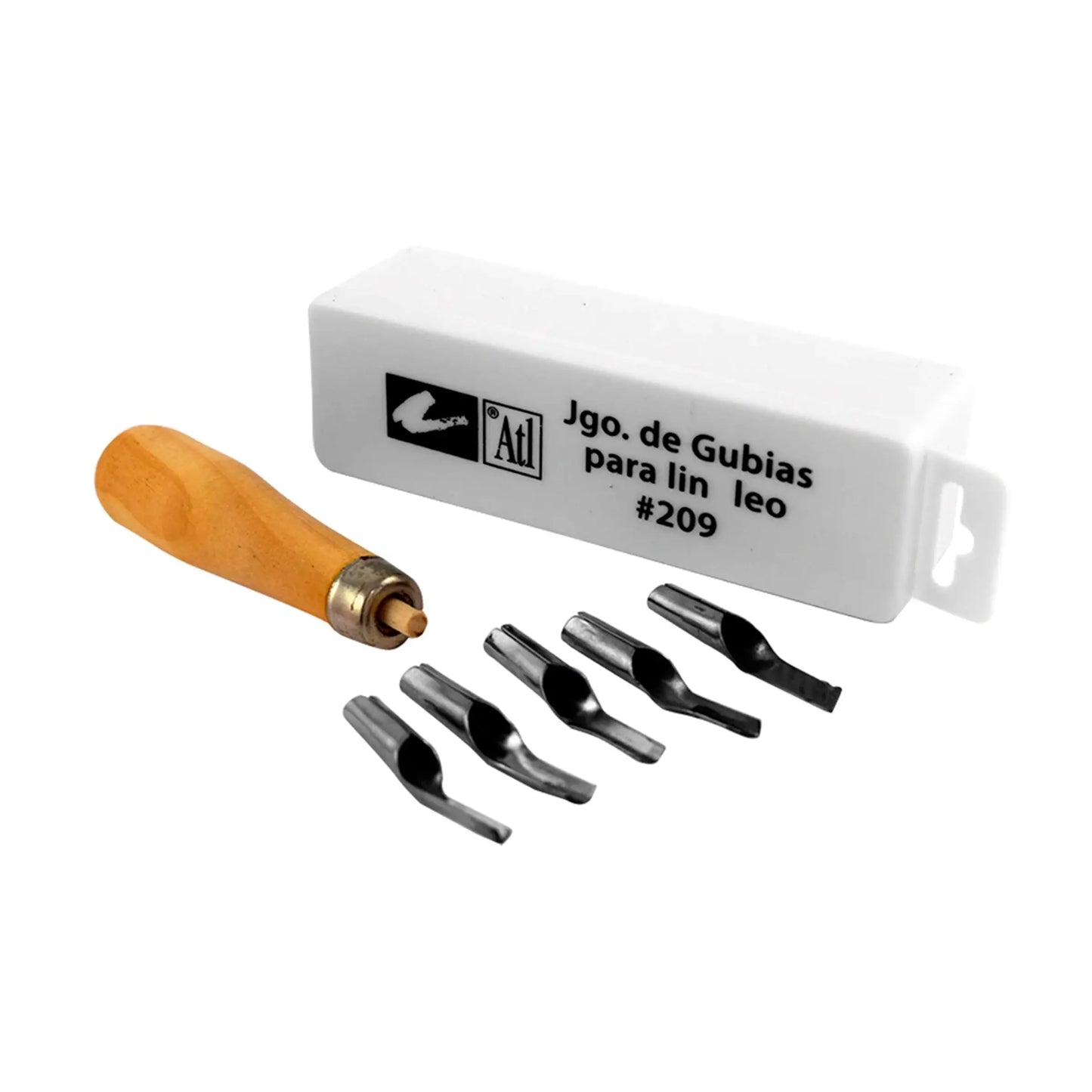 ATL - Estuche de gubias para linóleo N¬∞ 209 - Atl