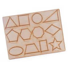 POLITEC - Tablero didáctico de madera geométricas Politec - Tablero didáctico de madera geométricas - Politec