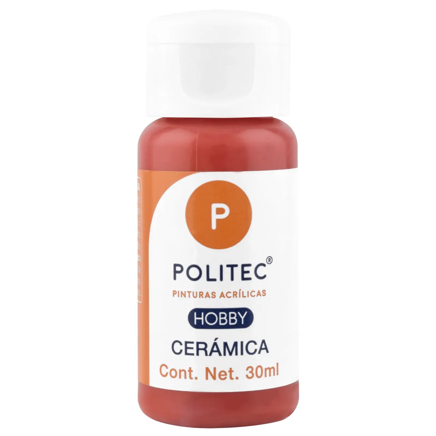 POLITEC - PINTURA HOBBY CERAMICA 30 ML Amarillo medio N¬∞ 318|#fdc300|mate|?|? / 30 ml - Politec - empaque