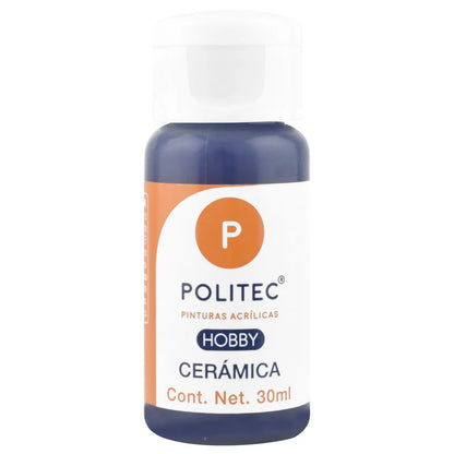 POLITEC - PINTURA HOBBY CERAMICA 30 ML Amarillo medio N¬∞ 318|#fdc300|mate|?|? / 30 ml - Politec - accesorios