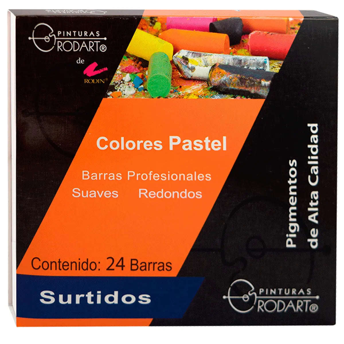 RODART - Juego con 24 medias barras pastel Rodart - Juego con 24 medias barras pastel - RODART
