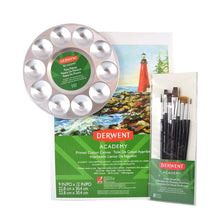 Derwent - Set canvas + godete +1 juego de pinceles con 8 piezas - Derwent