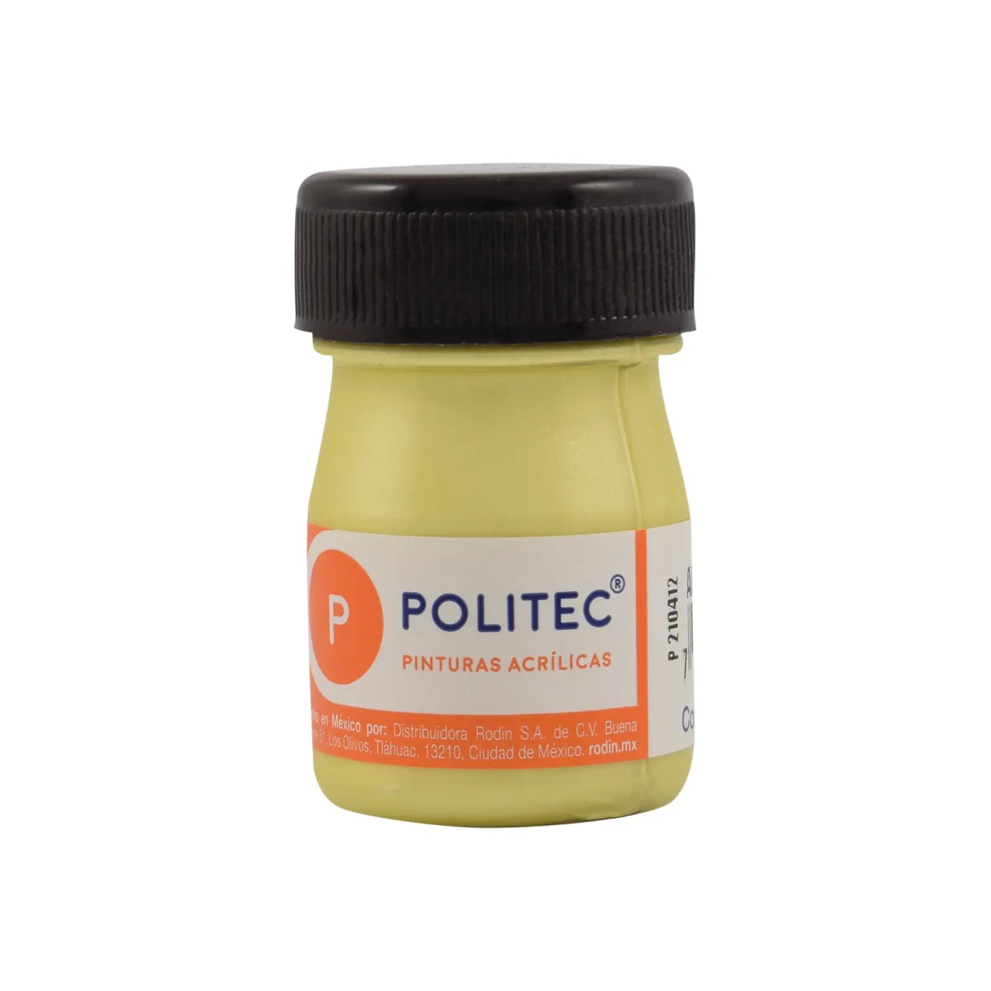 POLITEC - Pintura acrílica metálica Línea-500 ocre no 503 | #f2cb97 | metalico| ? | brillante / 20 ml - Politec