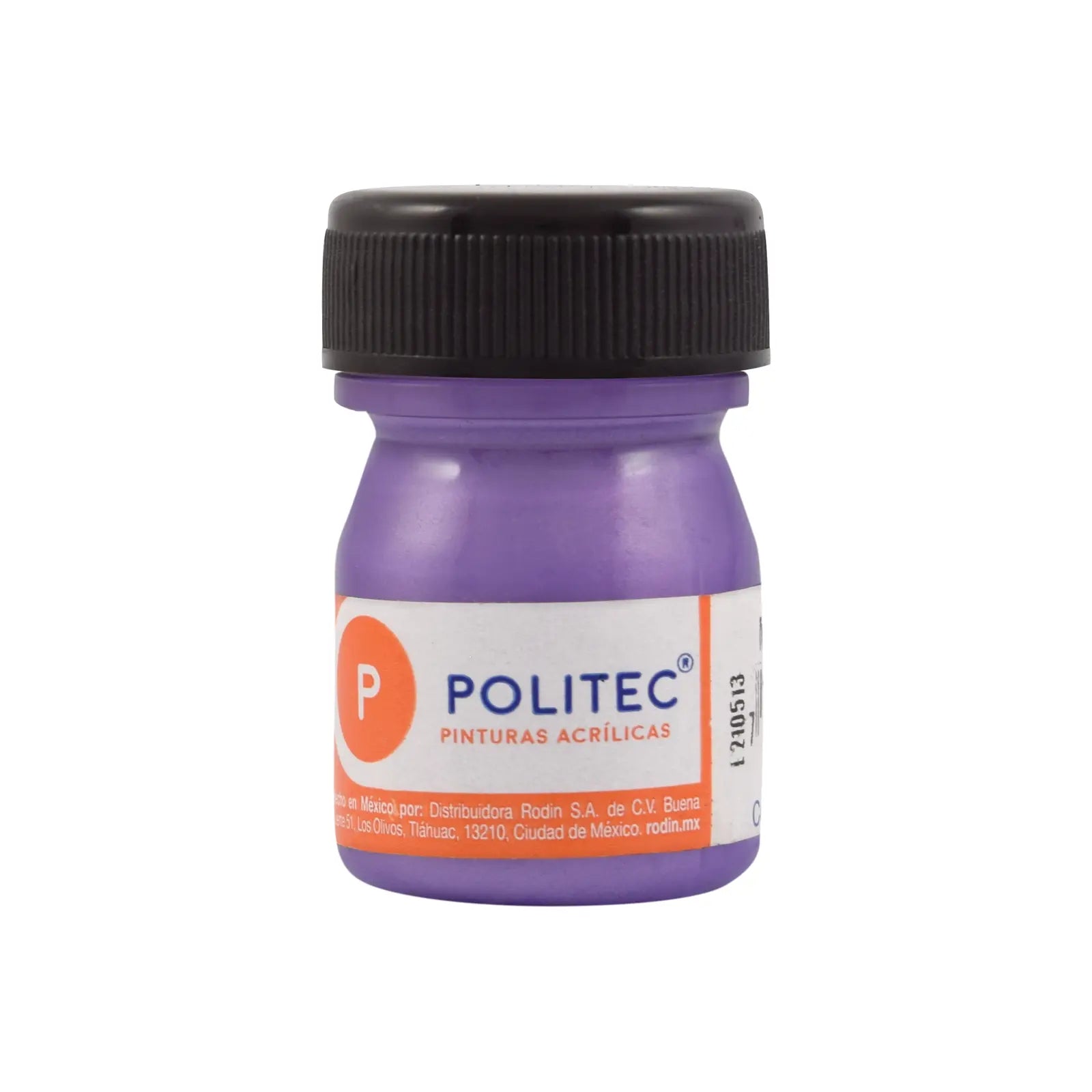 POLITEC - Pintura acrílica metálica Línea-500 ocre no 503 | #f2cb97 | metalico| ? | brillante / 20 ml - Politec - vista lateral