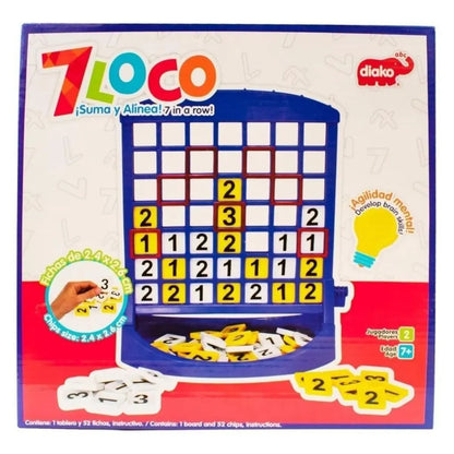 7 Loco Juego Diako Didáctico Caja Niño Niña Mesa - Diako - vista lateral