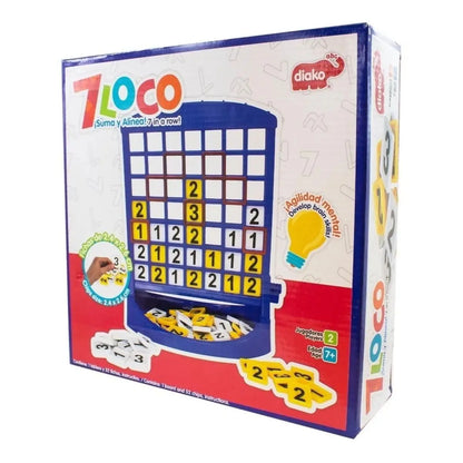 7 Loco Juego Diako Didáctico Caja Niño Niña Mesa - Diako - empaque