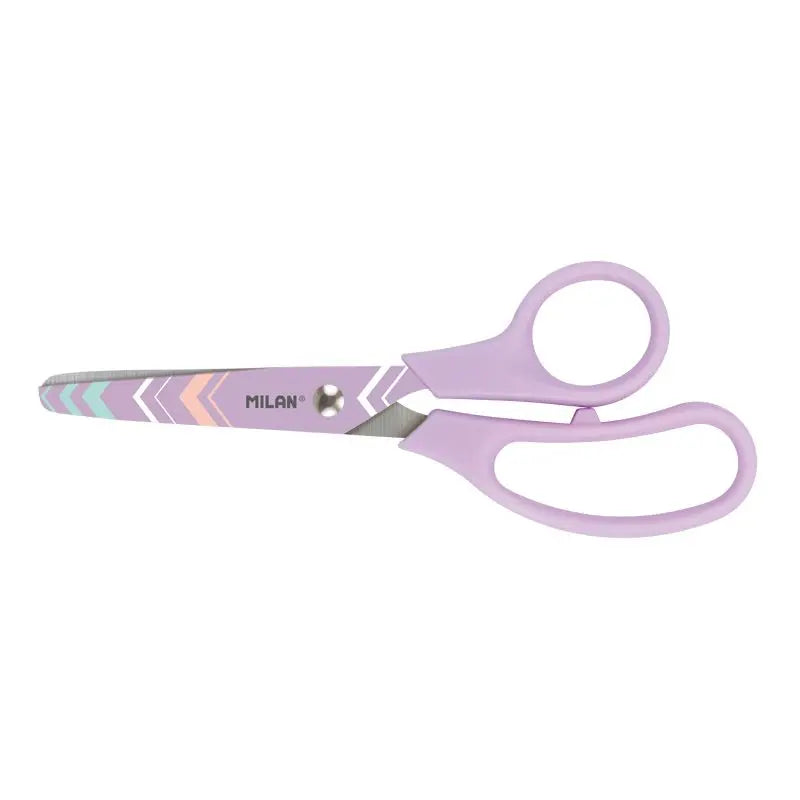 Milan - Blister Con Tijeras Basic Serie Pastel LILA  | #CDB4D4 | opaco | ? | ? / SERIE PASTEL - Milan - empaque