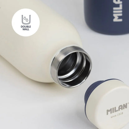 Milan - Termo De Acero Inoxidable De 354Ml Serie 1918 BLANCO | #FDF9EE | metalico | ? | brillante / 354 ML - Milan - uso