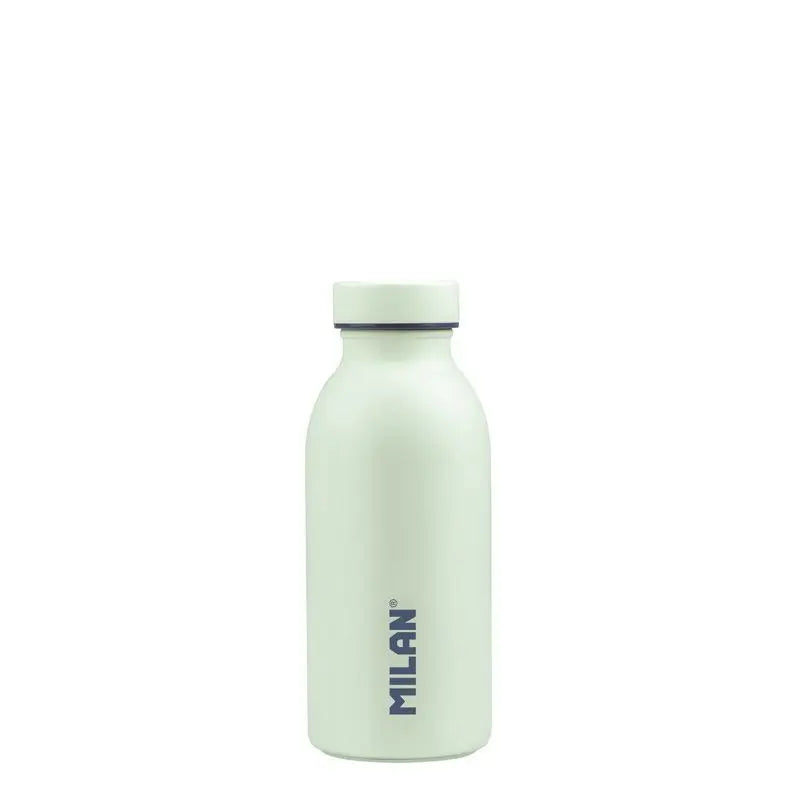 Milan - Termo De Acero Inoxidable De 354Ml Serie 1918 BLANCO | #FDF9EE | metalico | ? | brillante / 354 ML - Milan - vista lateral