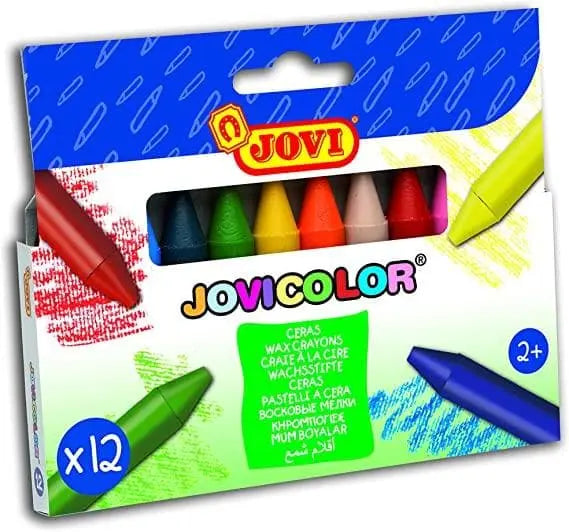 OUTLET - Caja con 12 crayones Jovi - Caja con 12 crayones - Jovi