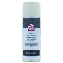 Talens - Barniz de pintura brillante en spray n¬∞ 002 Talens - Barniz de pintura brillante en spray n¬∞ 002 - Royal Talens - vista lateral