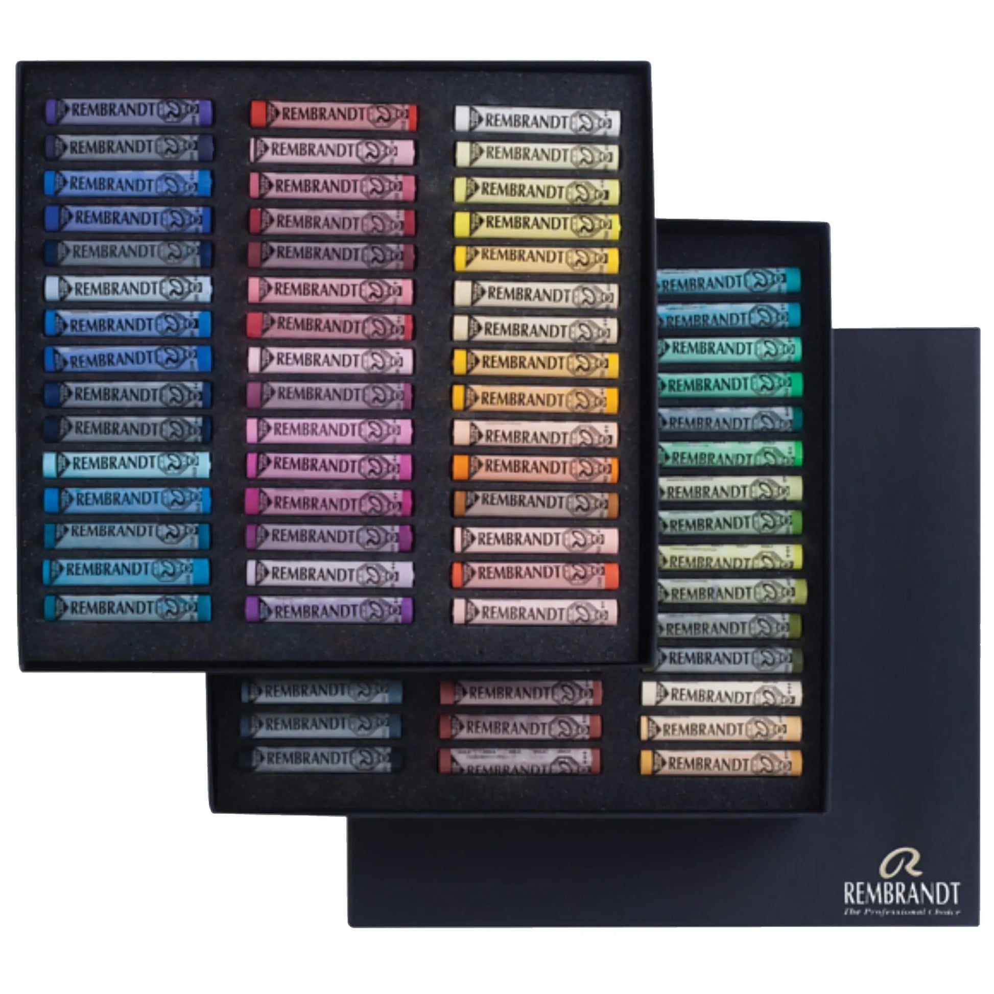 Set profesional retrato pasteles enteros con 90 colores - Rodin - vista lateral