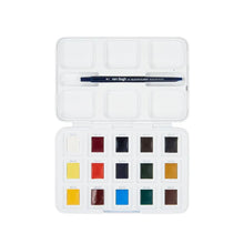 Van Gogh - Set acuarela 12 pastillas + 3 medias + pincel Van Gogh - Set acuarela 12 pastillas + 3 medias + pincel - Royal Talens