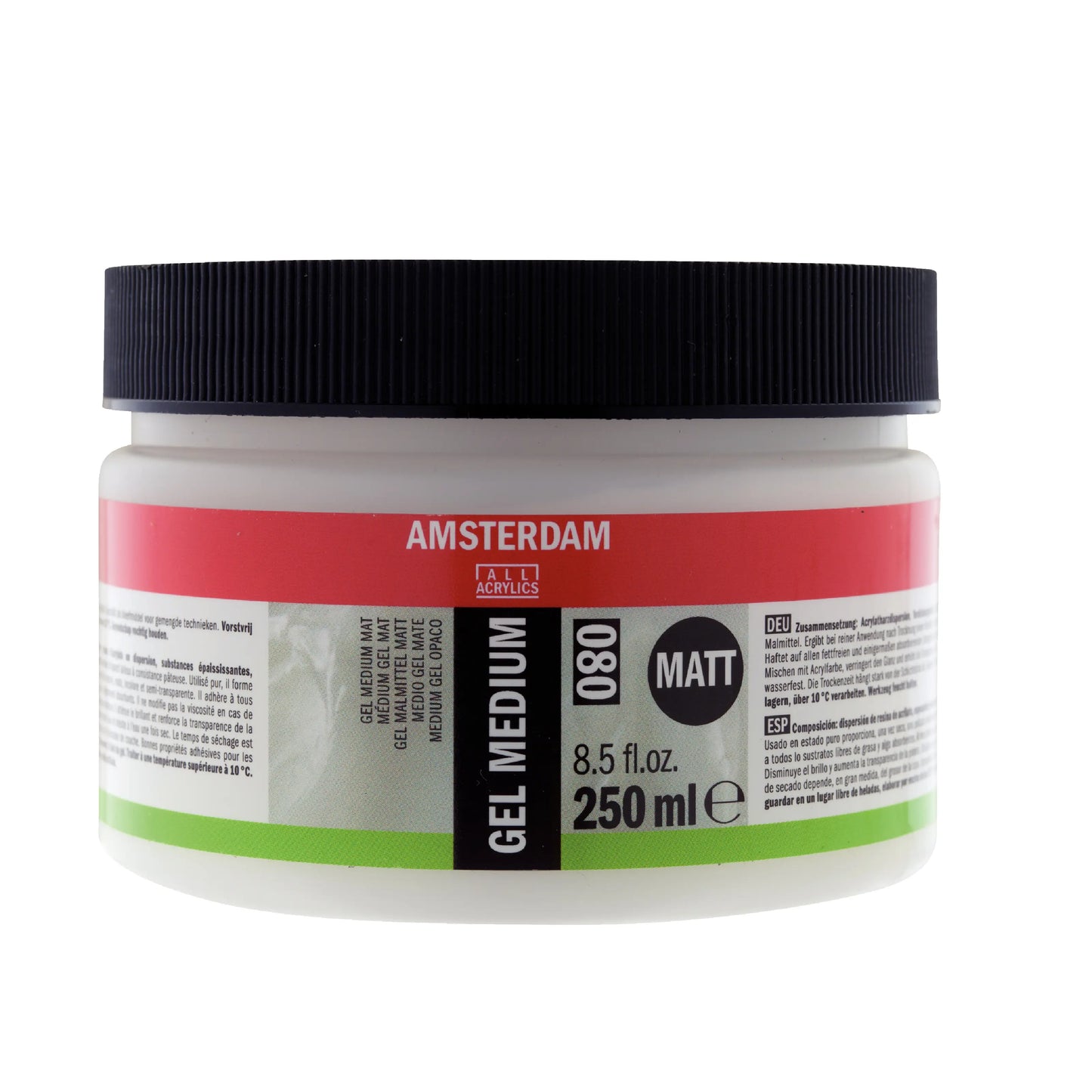 Amsterdam - Medio gel brillante| #fefefe | metálico | ? |? / 250 ml - Royal Talens
