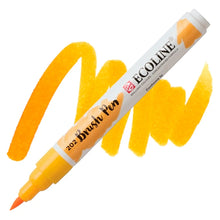 ECOLINE - Marcador Brush pen AZUL ULTRAMAR VIOLETA n¬∞507|#243e99|mate|?|? / punta pincel - Ecoline - vista lateral