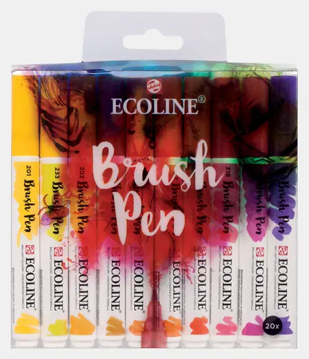 ECOLINE Brushpen set con 20 rotuladores Ecoline Brushpen set con 20 rotuladores - Ecoline - empaque