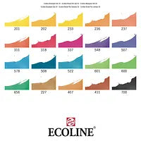 ECOLINE Brushpen set con 20 rotuladores Ecoline Brushpen set con 20 rotuladores - Ecoline