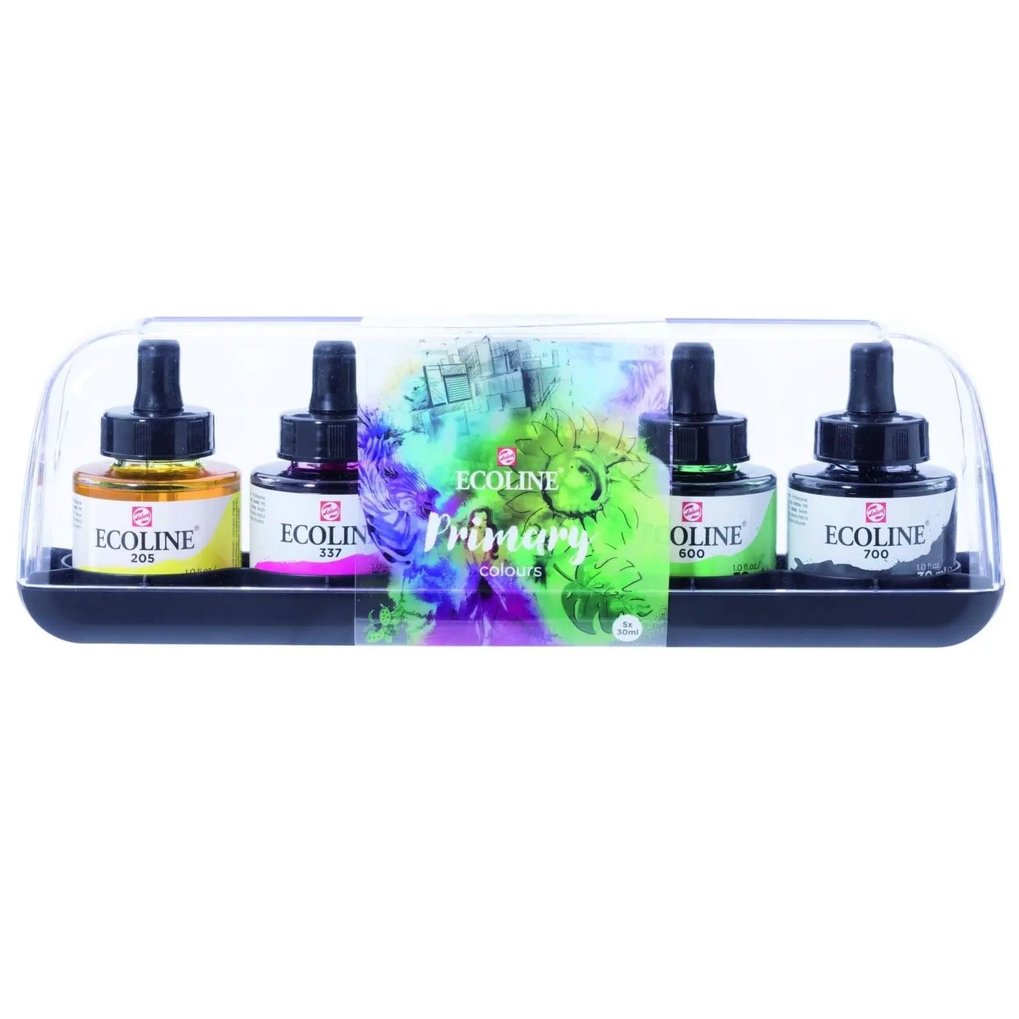 ECOLINE - Set básico con 5 piezas de 30 ml c/u Ecoline - Set básico con 5 piezas de 30 ml c/u - Ecoline