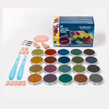 PANPASTEL - SET CON 20 PIEZAS DE PANPASTEL EXTRA OBSCUROS+ACCESORIOS #30207 - Panpastel