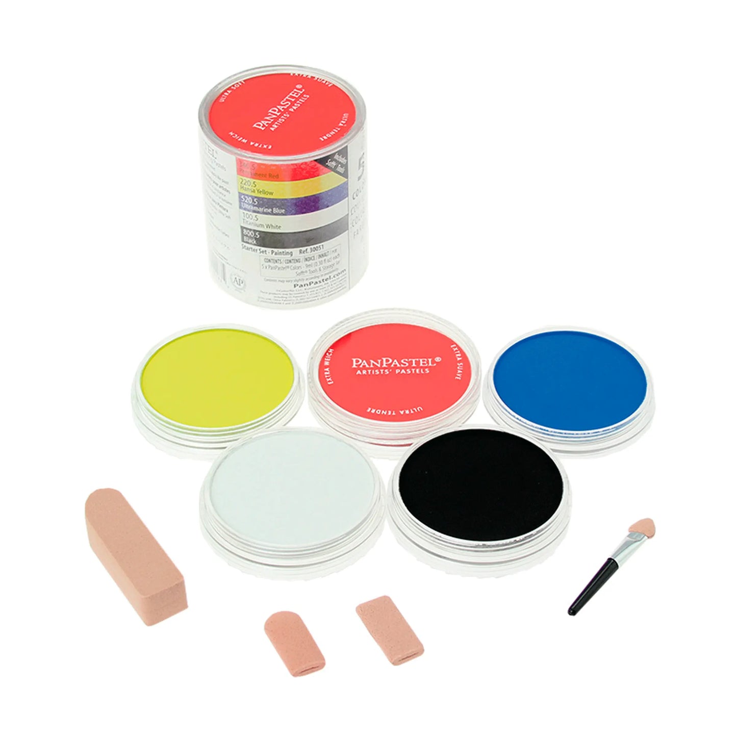 PANPASTEL - Set iniciación básicos con 5 colores - Panpastel