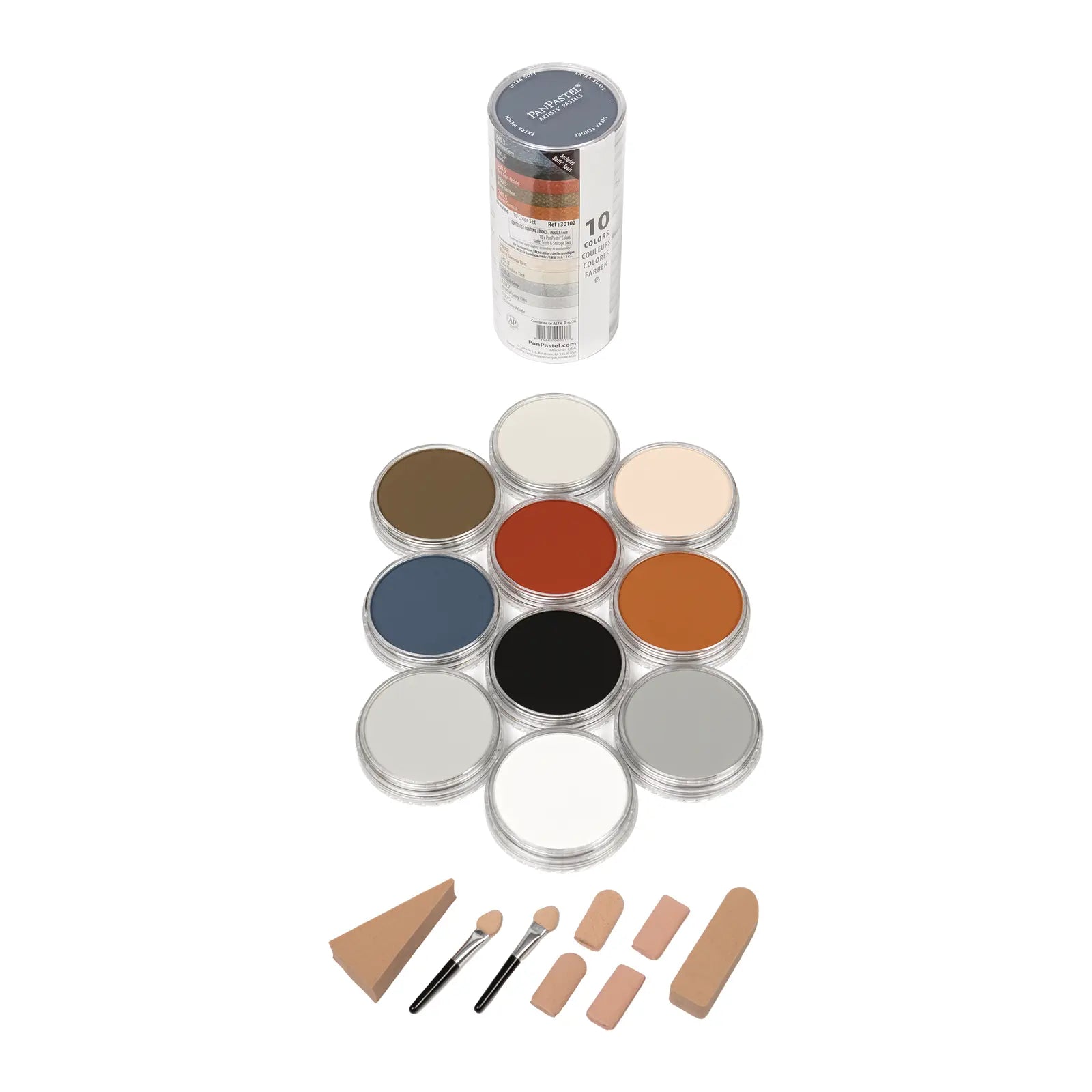 PANPASTEL - SET DE DIBUJO CON 10 COLORES #30102 - Panpastel