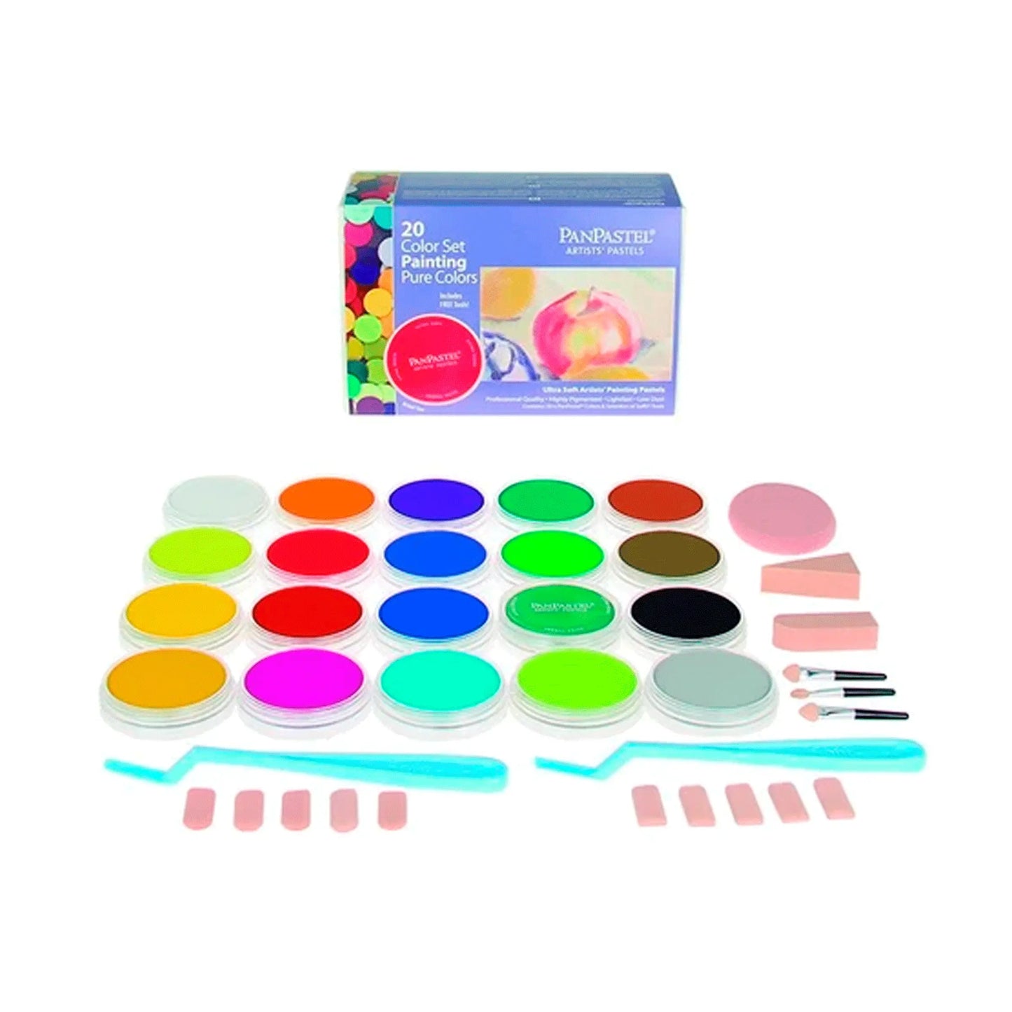 PANPASTEL - Set de pasteles con 20 colores básicos - Panpastel