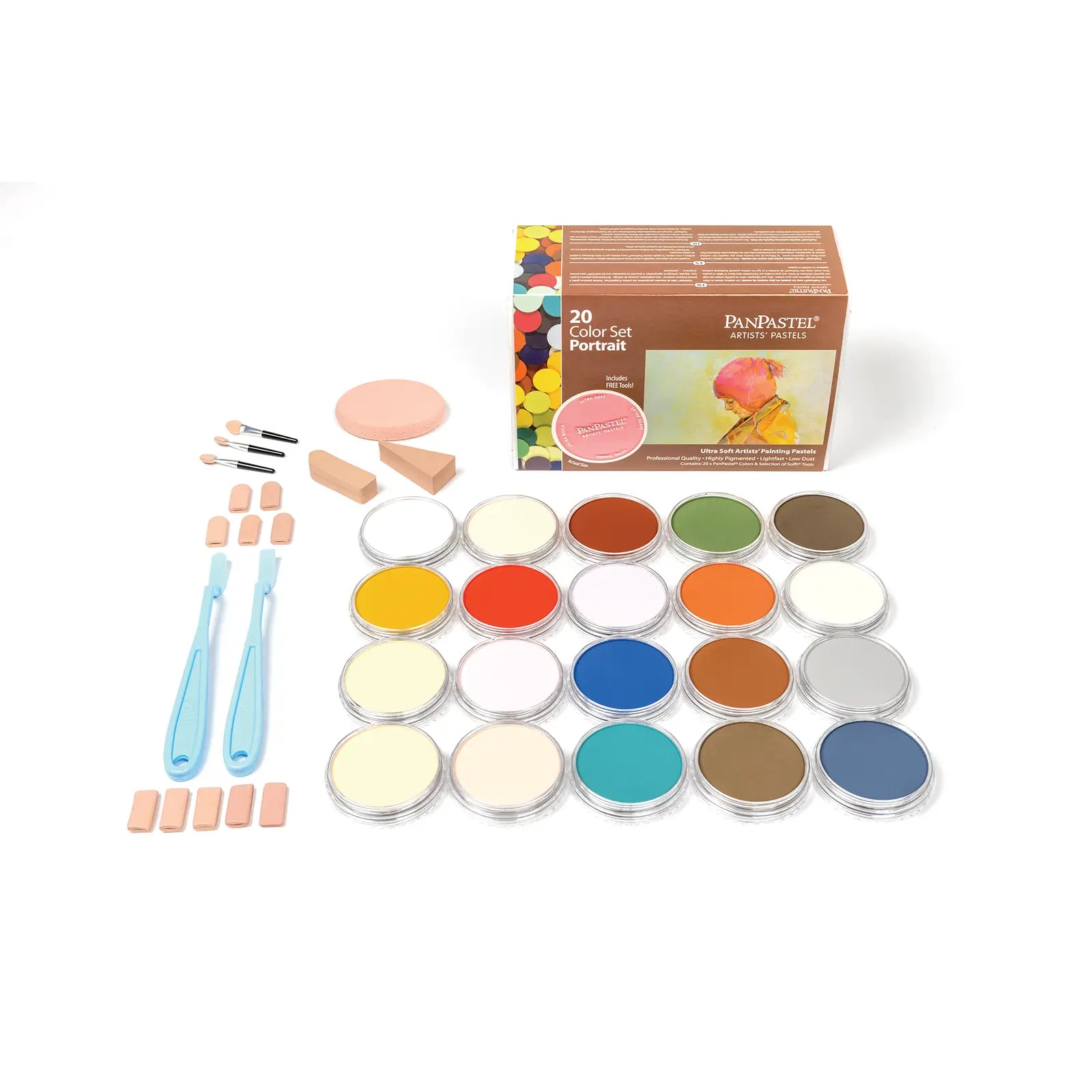 PANPASTEL - Set retrato con 20 colores #30203 - Panpastel - empaque