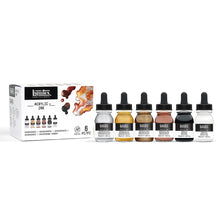 Set iridiscentes tinta acrílica 6 colores 30 ml Rodin
