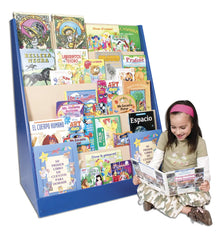 STAND PARA LIBROS GRANDE AZUL - Diako