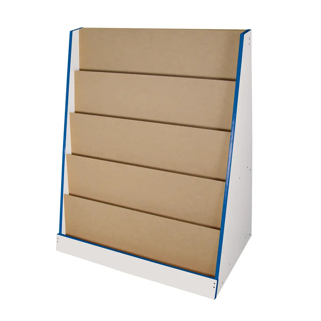 STAND PARA LIBROS GRANDE BLANCO FILO AZUL - Diako