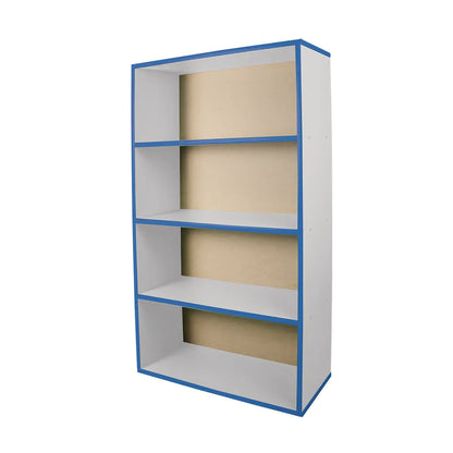 LIBRERO BLANCO FILO AZUL - Diako