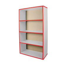 LIBRERO BLANCO FILO ROJO - Diako