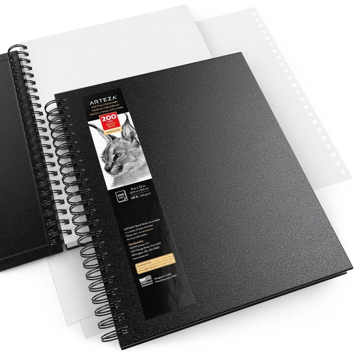 Set de 2 Sketchbook Cuaderno Dibujo Pasta Dura 23x30 Arteza - Coveme