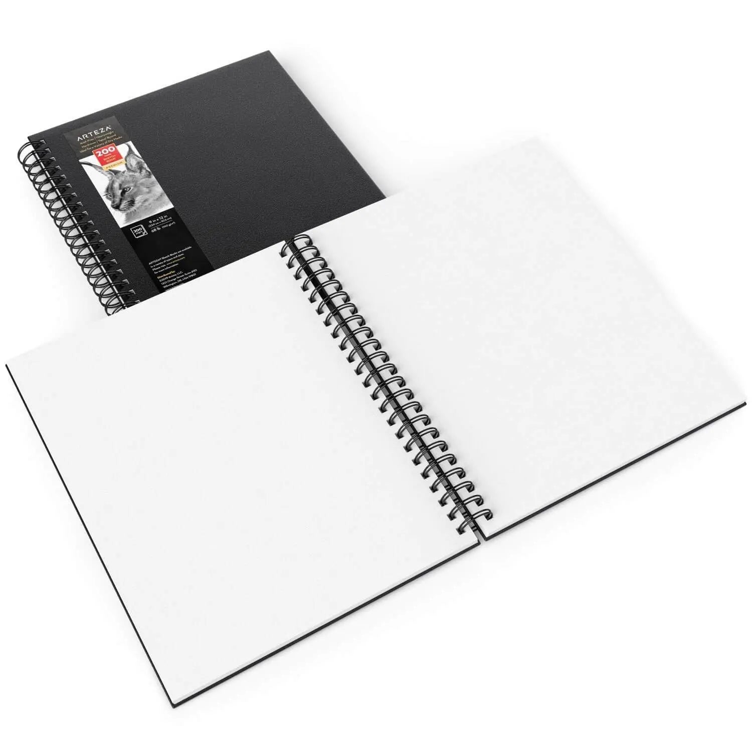 Set de 2 Sketchbook Cuaderno Dibujo Pasta Dura 23x30 Arteza - Coveme - vista trasera